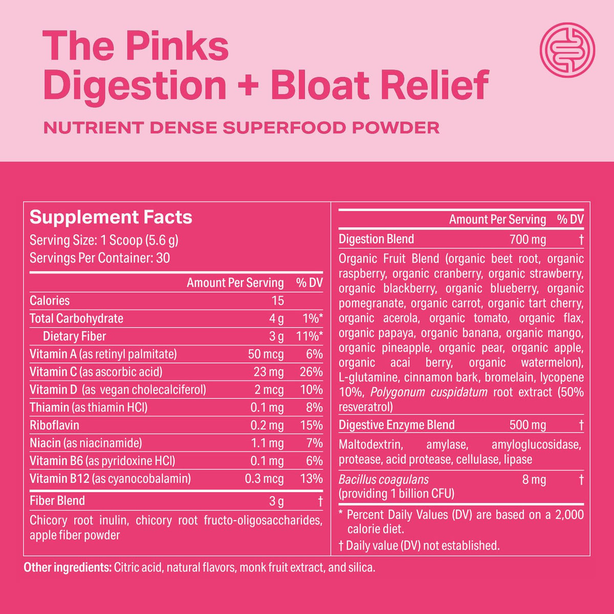 Proper The Pinks mélange probiotique 231g en situation de consommation
