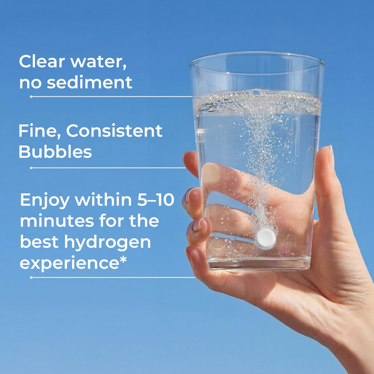 Proriginal Comprimés d'Eau Hydrogénée - utilisation au travail