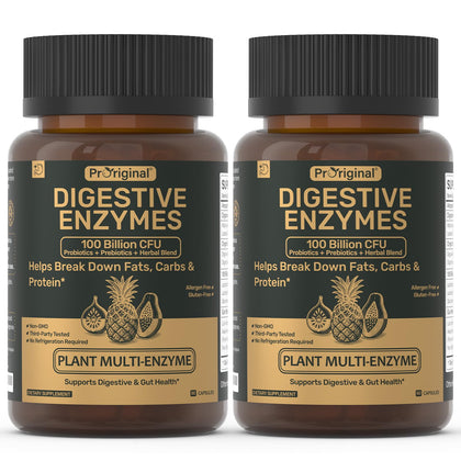 Proriginal Multi-Enzymes 120 Capsules vue de face