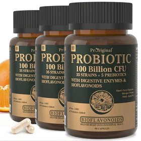 Proriginal Probiotiques 100 Milliards CFU 180 Capsules - vue de face