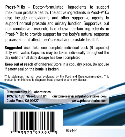 Prost-P10x Complément Alimentaire Prostate en utilisation