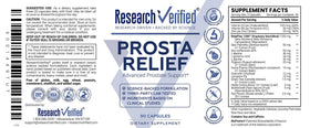 Prosta Relief Saw Palmetto capsules ouvertes montrant leur contenu