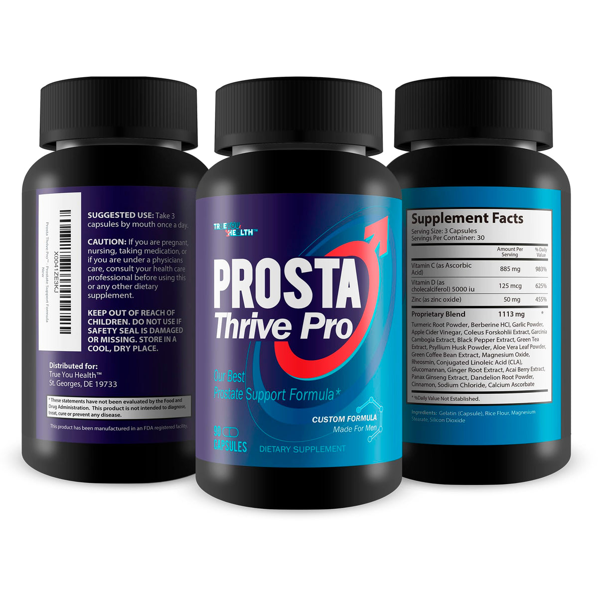 Prosta Thrive Pro avec capsules à côté