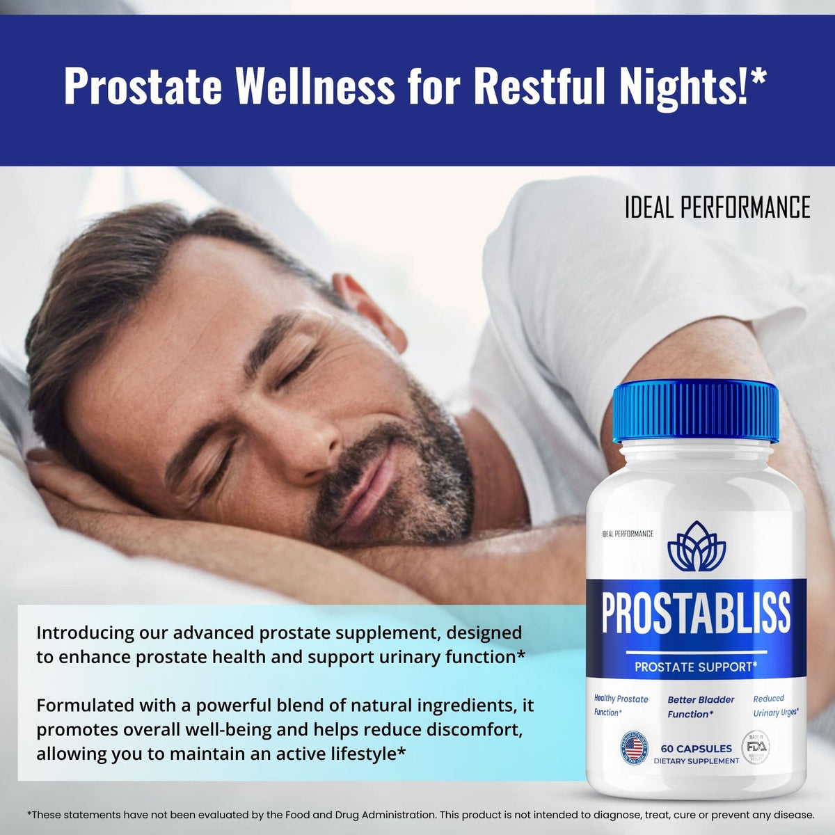 ProstaBliss Capsules avec un fond naturel