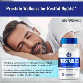 ProstaBliss Capsules avec un fond naturel