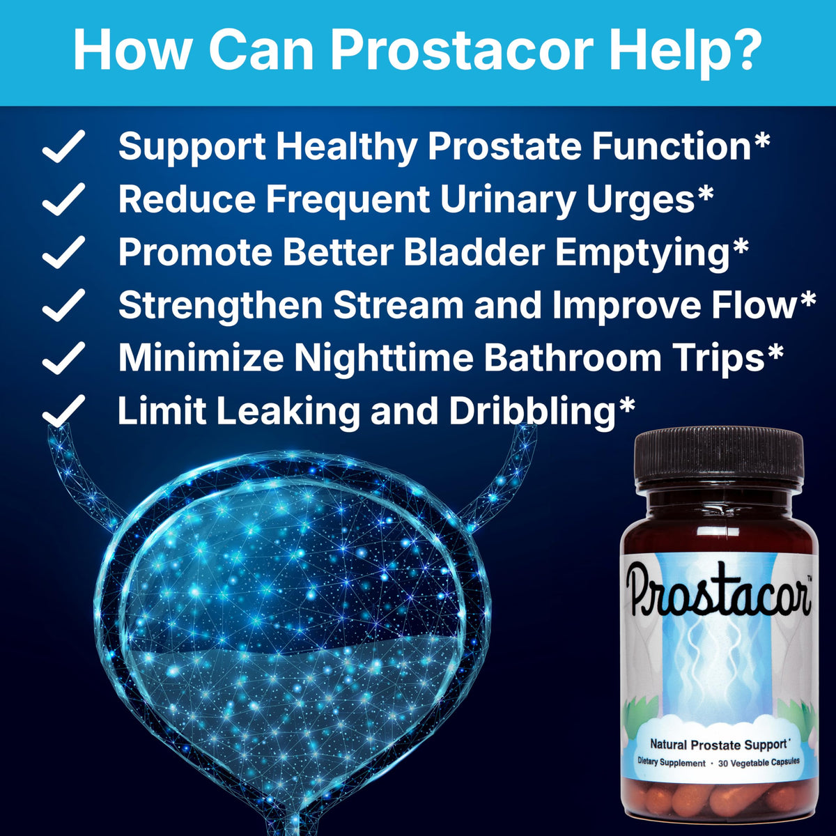 Prostacor Complément Alimentaire Prostate 41g arrière