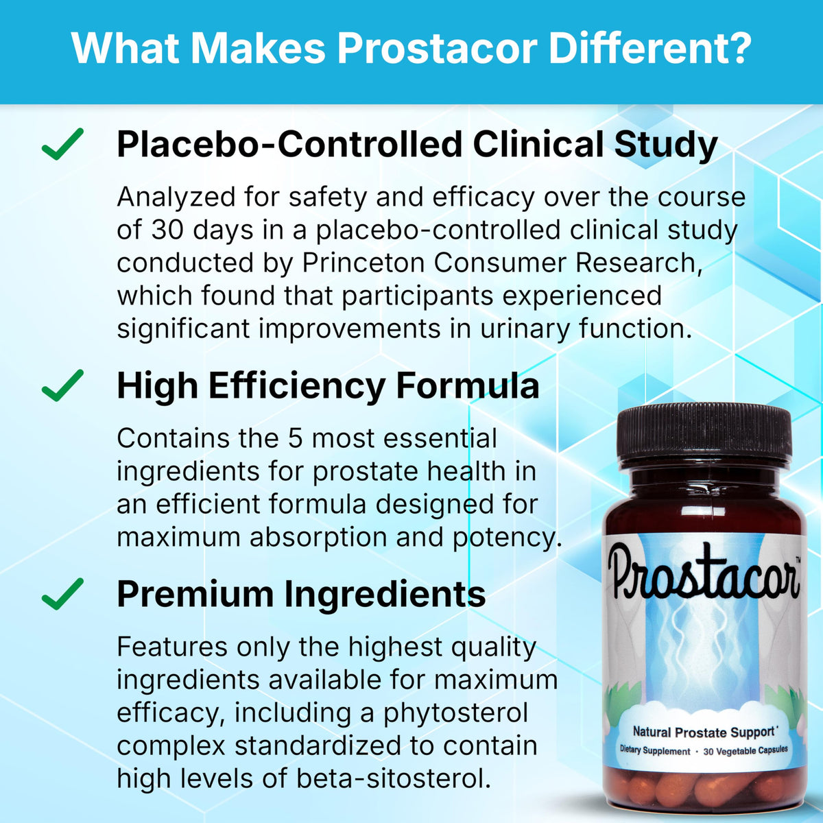 Prostacor Complément Alimentaire Prostate 41g en environnement de santé
