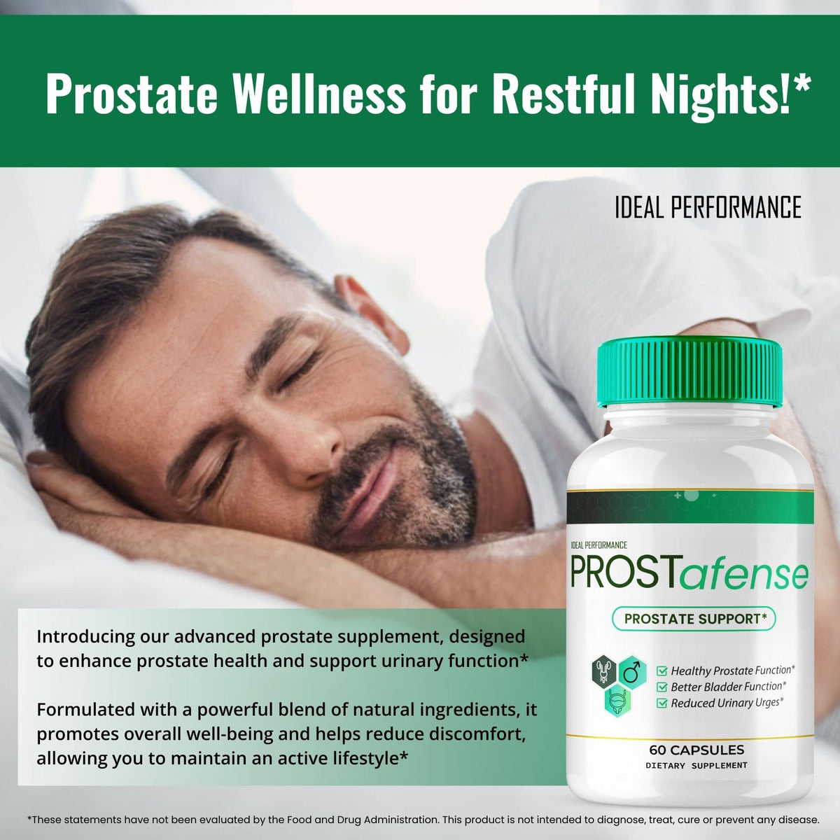 Prostafense, capsules sur une surface en bois