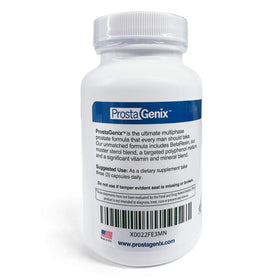 ProstaGenix Complément Alimentaire Prostate 90 Capsules étiquette avec ingrédients