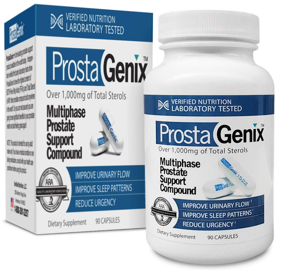 ProstaGenix Complément Alimentaire Prostate 90 Capsules vue de face