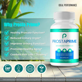 ProstaPrime capsules pour hommes, gros plan sur la capsule