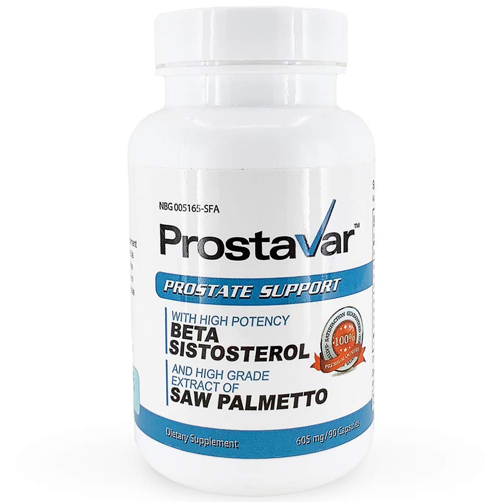 Prostavar 3 bouteilles Saw Palmetto avec étiquette détaillée