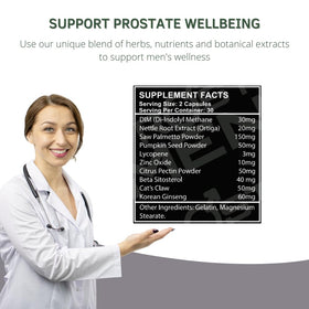 PROSTMEN Complément Alimentaire Prostate 120 Capsules sur une table