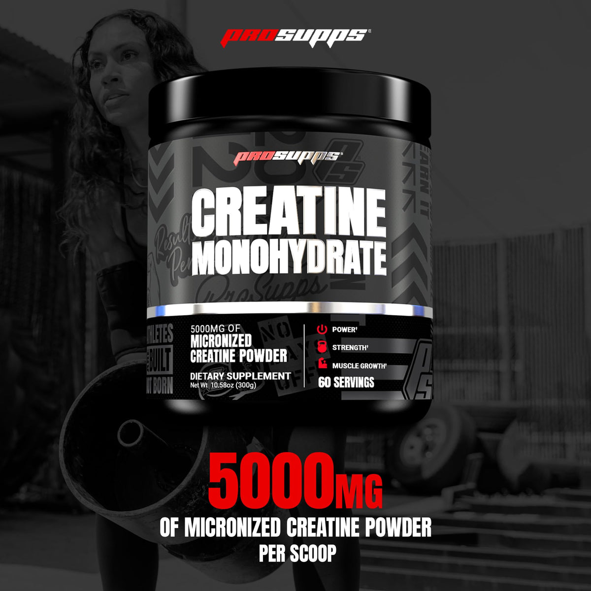 ProSupps Créatine Monohydrate Poudre 340g côté