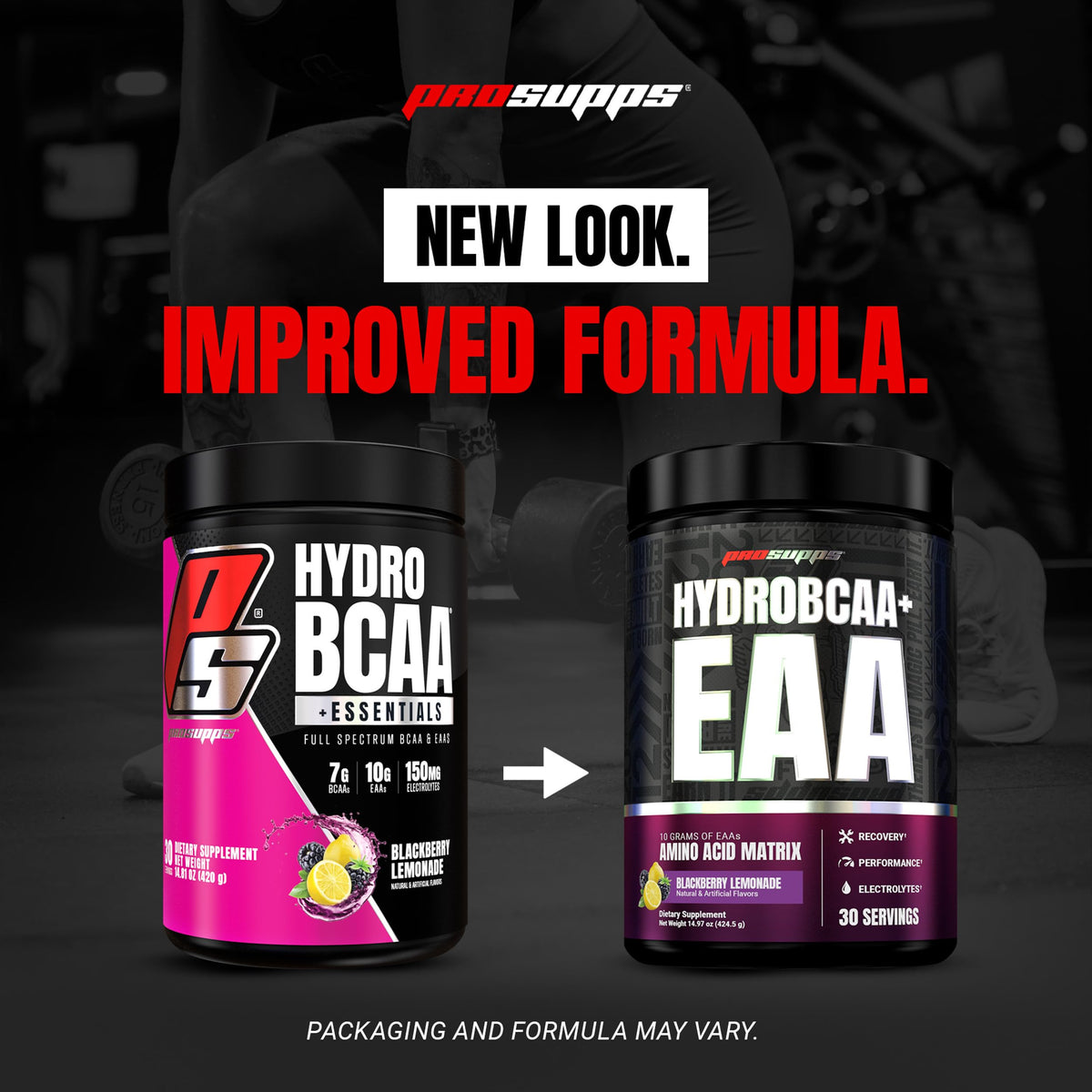 ProSupps HydroBCAA Poudre Acides Aminés 490g avec d'autres compléments