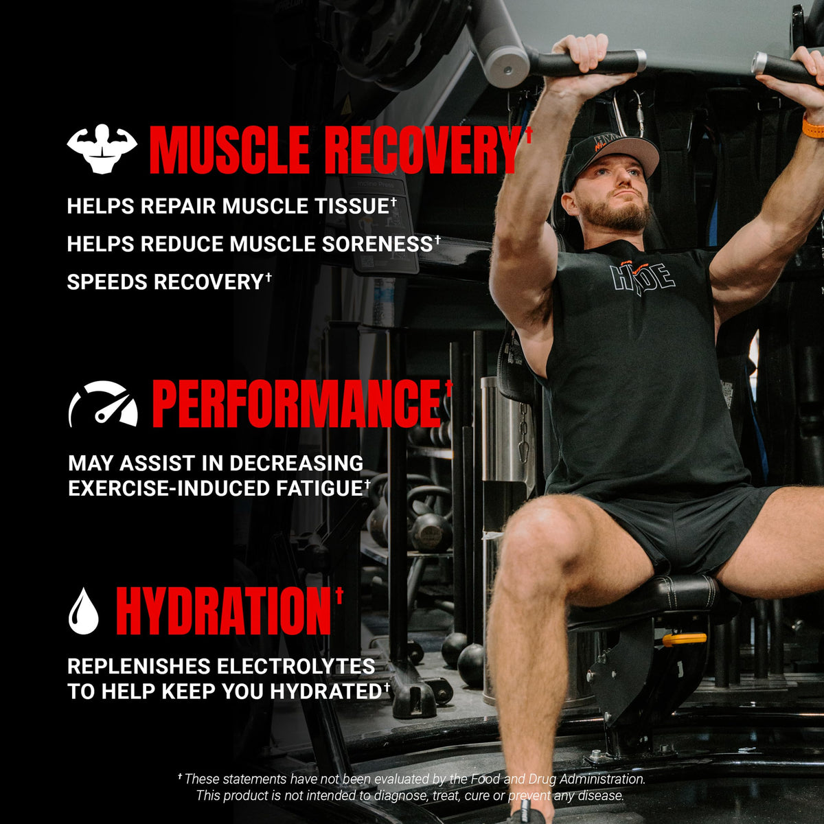 ProSupps HydroBCAA Poudre d'Amino Acides 520g Saveur Fruit Punch étiquette