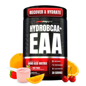 ProSupps HydroBCAA Poudre d'Amino Acides 520g Saveur Fruit Punch vue de face