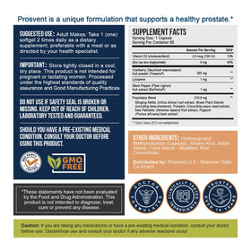 Prosvent Complément Alimentaire Prostate - emballage et contenu
