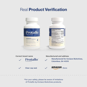 Protaflo Complément Alimentaire Prostate, capsules dans une main