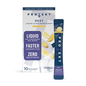 PROTEKT GABA L Theanine sachets de mélange liquide citron-gingembre