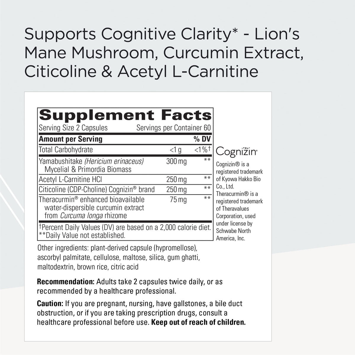 ProThrivers Wellness Brain 120 gélules avec étiquette