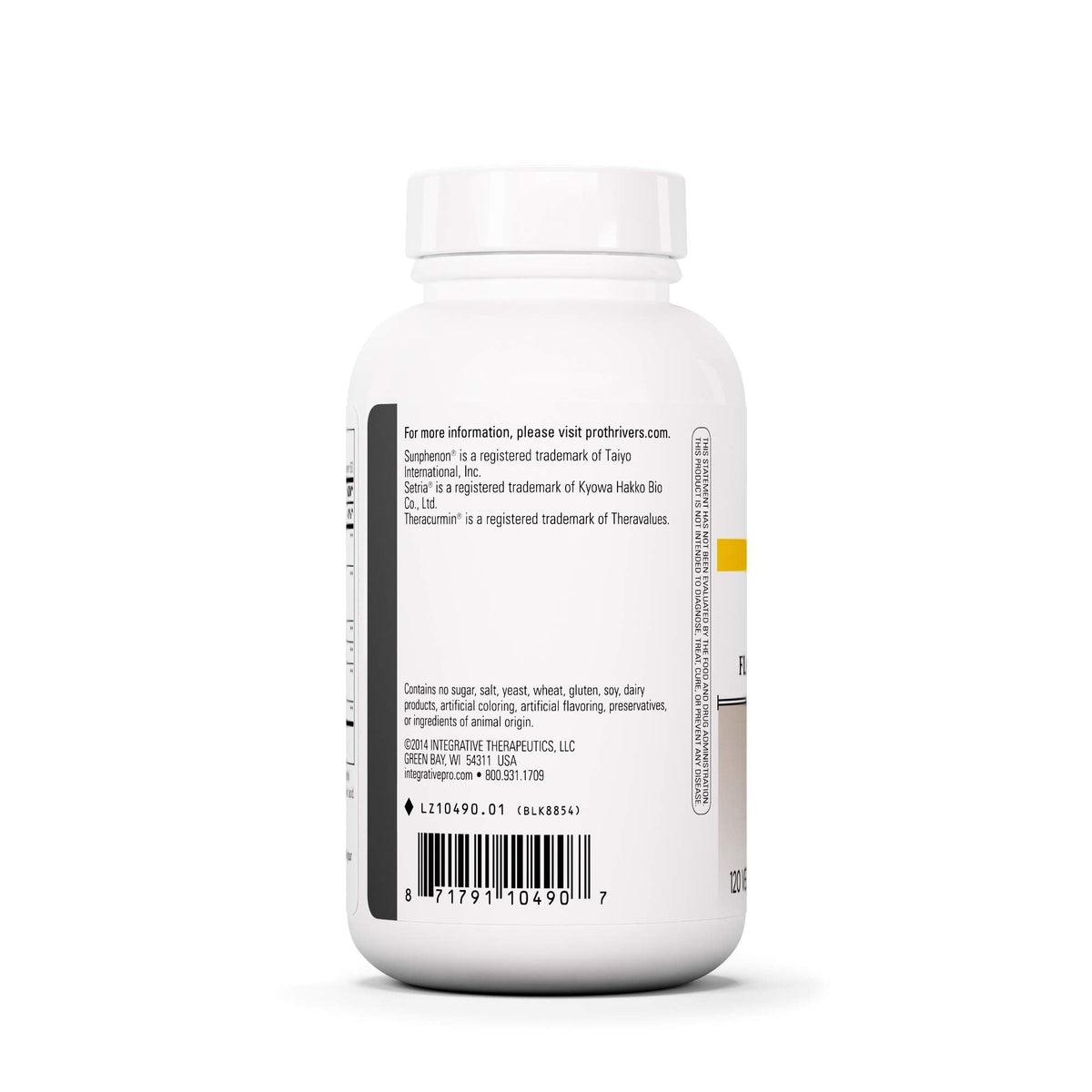 ProThrivers Wellness Flavonoid Complex 120 capsules ouvertes montrant les gélules