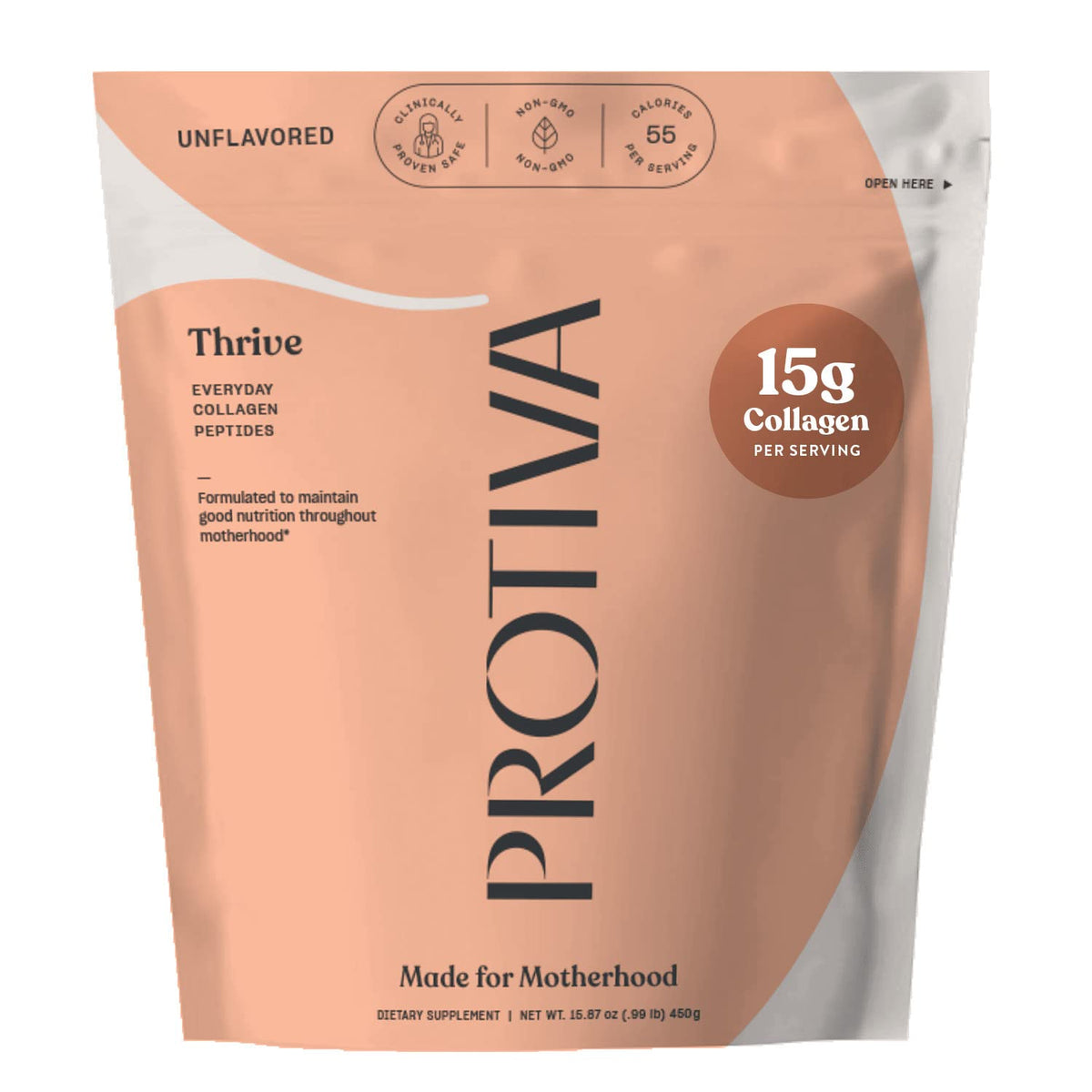PROTIVA Poudre de Collagène pour Femmes vue de face