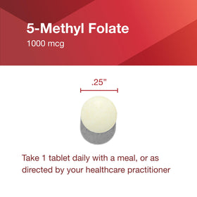 PROTOCOL FOR LIFE BALANCE 5-Méthylfolate 1000 mcg comprimés avec des fruits