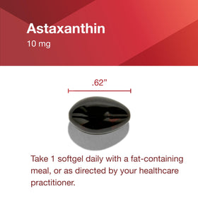 PROTOCOL FOR LIFE BALANCE Astaxanthin 10 mg gélules molles avec repas