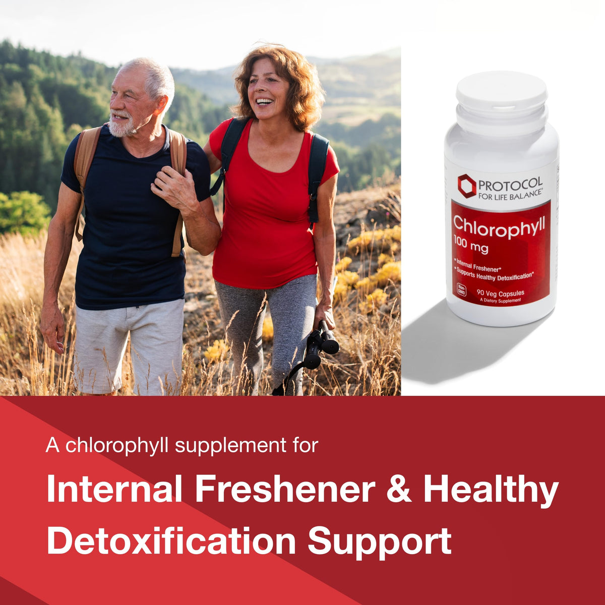 PROTOCOL FOR LIFE BALANCE capsule de chlorophylle ouverte