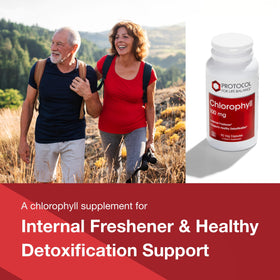 PROTOCOL FOR LIFE BALANCE capsule de chlorophylle ouverte