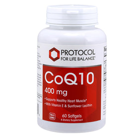 PROTOCOL FOR LIFE BALANCE CoQ10 400mg gélules molles face avant