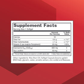 PROTOCOL FOR LIFE BALANCE CoQ10 600mg gélules molles vue arrière
