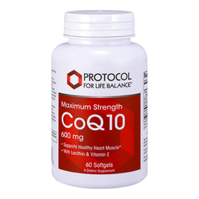 PROTOCOL FOR LIFE BALANCE CoQ10 600mg gélules molles vue avant