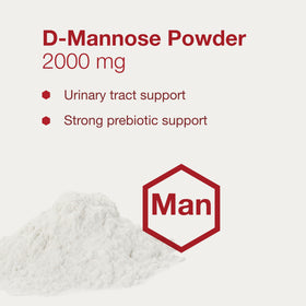PROTOCOL FOR LIFE BALANCE D-Mannose 132g sur un fond blanc