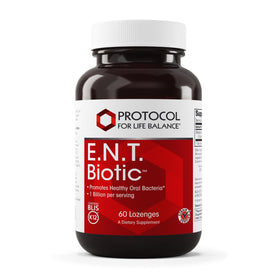 PROTOCOL FOR LIFE BALANCE E.N.T. Biotic Probiotic 60 Lozenges front view