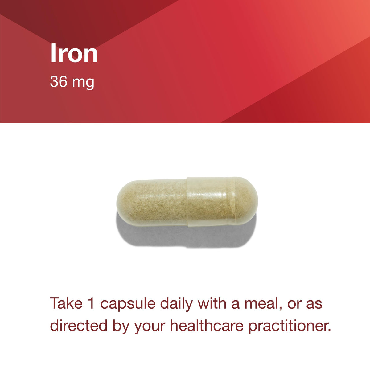 PROTOCOL FOR LIFE BALANCE Fer 36mg capsules végétales en main