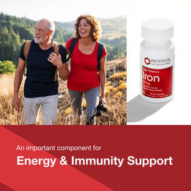 PROTOCOL FOR LIFE BALANCE Fer 36mg capsules végétales sur fond blanc