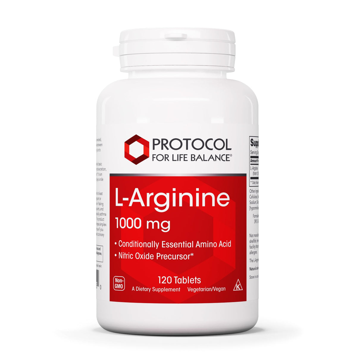 PROTOCOL FOR LIFE BALANCE L-Arginine 1 000mg boîte avant vue