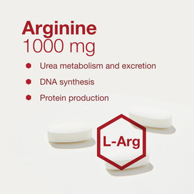 PROTOCOL FOR LIFE BALANCE L-Arginine 1 000mg capsules sur une table