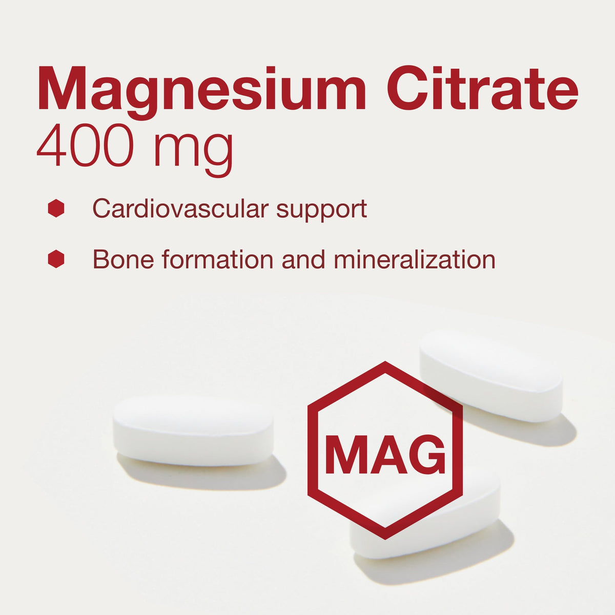 PROTOCOL FOR LIFE BALANCE Magnésium Citrate 400 mg étiquette du produit