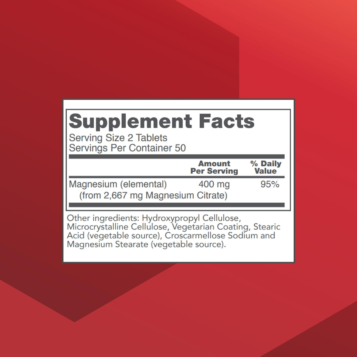 PROTOCOL FOR LIFE BALANCE Magnésium Citrate 400 mg flacon ouvert avec des comprimés
