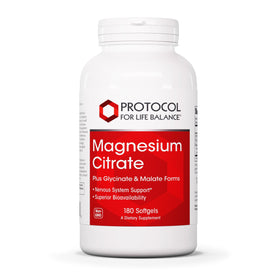 Protocol for Life Balance Magnésium Citrate Plus Glycinate 180 gélules, vue de face