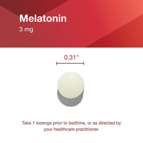 PROTOCOL FOR LIFE BALANCE Melatonin 3mg comprimés à mâcher à côté d'un verre d'eau