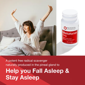 PROTOCOL FOR LIFE BALANCE Melatonin 3mg comprimés à mâcher côté