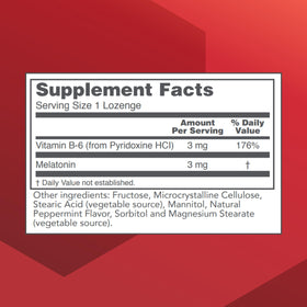PROTOCOL FOR LIFE BALANCE Melatonin 3mg comprimés à mâcher emballage