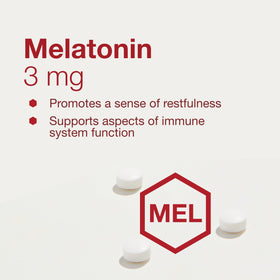 PROTOCOL FOR LIFE BALANCE Melatonin 3mg comprimés à mâcher en main