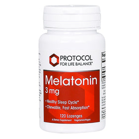 PROTOCOL FOR LIFE BALANCE Melatonin 3mg comprimés à mâcher vue de face