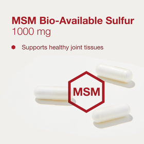 PROTOCOL FOR LIFE BALANCE MSM 1 000 mg boîte ouverte avec capsules