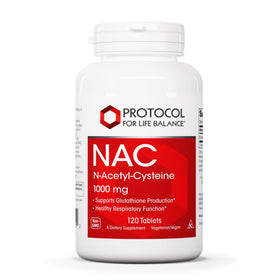 PROTOCOL FOR LIFE BALANCE NAC 1000 mg 120 tablettes vue avant